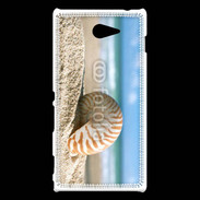 Coque Sony Xperia M2 Coquillage sur la plage 5