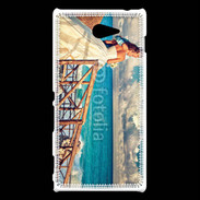 Coque Sony Xperia M2 Voyage de lune de miel