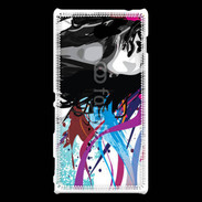 Coque Sony Xperia M2 Graffiti style femme