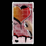 Coque Sony Xperia M2 Love graffiti