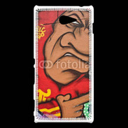 Coque Sony Xperia M2 Graffiti personnage antipathique