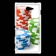 Coque Sony Xperia M2 Jeton de poker
