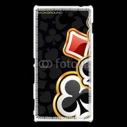 Coque Sony Xperia M2 Carte de poker