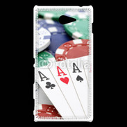 Coque Sony Xperia M2 Passion du poker