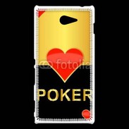 Coque Sony Xperia M2 Poker 6