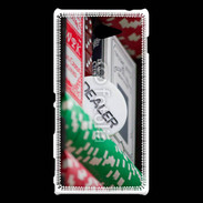 Coque Sony Xperia M2 Valise de poker