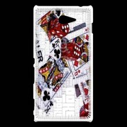 Coque Sony Xperia M2 Illustration poker 1