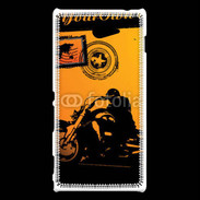 Coque Sony Xperia M2 motorcycle rider background