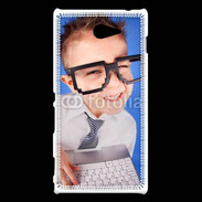 Coque Sony Xperia M2 jeune Geek avec clavier