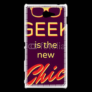 Coque Sony Xperia M2 Geek is the new chic