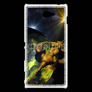 Coque Sony Xperia M2 Vaisseau extra terrestre 5