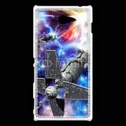 Coque Sony Xperia M2 Vaisseau spatial et Supernova