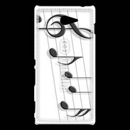 Coque Sony Xperia M2 Portée de notes