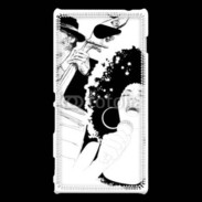 Coque Sony Xperia M2 Chanteuse de Jazz