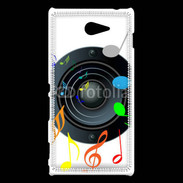 Coque Sony Xperia M2 Enceinte de musique