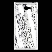 Coque Sony Xperia M2 Portée de note 5