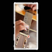 Coque Sony Xperia M2 Guitariste 1