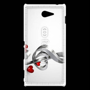Coque Sony Xperia M2 Love for music 1