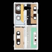 Coque Sony Xperia M2 Music audio tape vintage