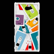 Coque Sony Xperia M2 Cassette audio couleur 1