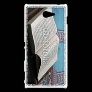 Coque Sony Xperia M2 Livre du coran ouvert