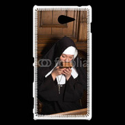 Coque Sony Xperia M2 Nonne en prière 2