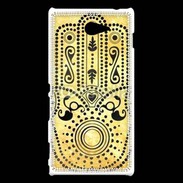 Coque Sony Xperia M2 Islam noir et jaune 25