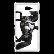 Coque Sony Xperia M2 Dressage Equitation 2