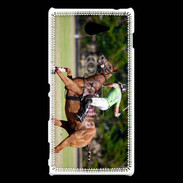Coque Sony Xperia M2 Joueur de polo