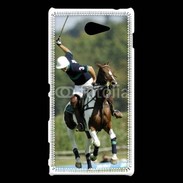 Coque Sony Xperia M2 Joueur de Polo 2