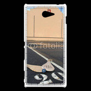 Coque Sony Xperia M2 Fronton et pelote basque