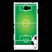 Coque Sony Xperia M2 Terrain de football