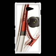 Coque Sony Xperia M2 Raquette de squash