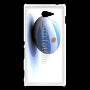 Coque Sony Xperia M2 Ballon de rugby Argentine