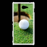 Coque Sony Xperia M2 Trou de golf