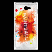 Coque Sony Xperia M2 Paintball 1