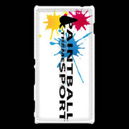 Coque Sony Xperia M2 Paintball Extrème Sport