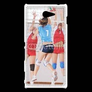 Coque Sony Xperia M2 Joueuses de volleyball au filet 2