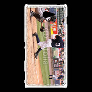 Coque Sony Xperia M2 Batteur Baseball