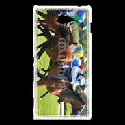 Coque Sony Xperia M2 Course de chevaux 5