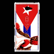 Coque Sony Xperia M2 Boxe amateur Cuba