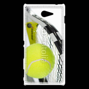Coque Sony Xperia M2 Raquette et balle de tennis 5