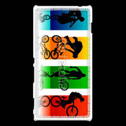 Coque Sony Xperia M2 Figures en BMX 