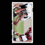 Coque Sony Xperia M2 Face à face football américain