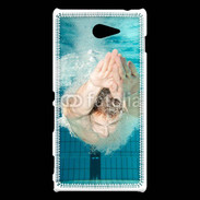 Coque Sony Xperia M2 Nageur sous l'eau 5