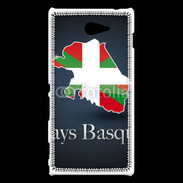 Coque Sony Xperia M2 J'aime le Pays Basque