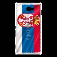 Coque Sony Xperia M2 Drapeau Serbie