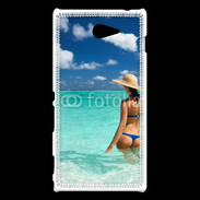 Coque Sony Xperia M2 Plage sexy