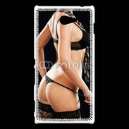 Coque Sony Xperia M2 Lingerie de charme avec cravate