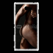Coque Sony Xperia M2 Nudité peau colorée